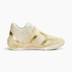 成人篮球鞋 PUMA RISE 氮金米色